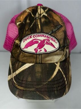 Duck Commander Pink Camo Hat for Women